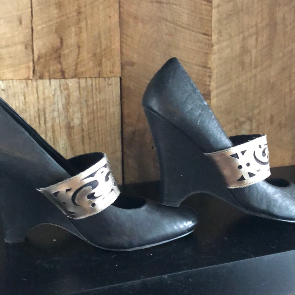 Great Work pumps black slip on Seychelles